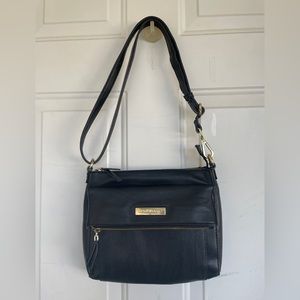 Vintage Black Liz Claiborne Satchel/Crossbody